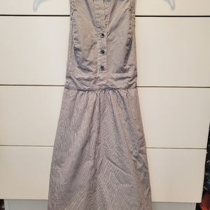 Anthropologie Maeve Striped Tie Waist Dress Size 0